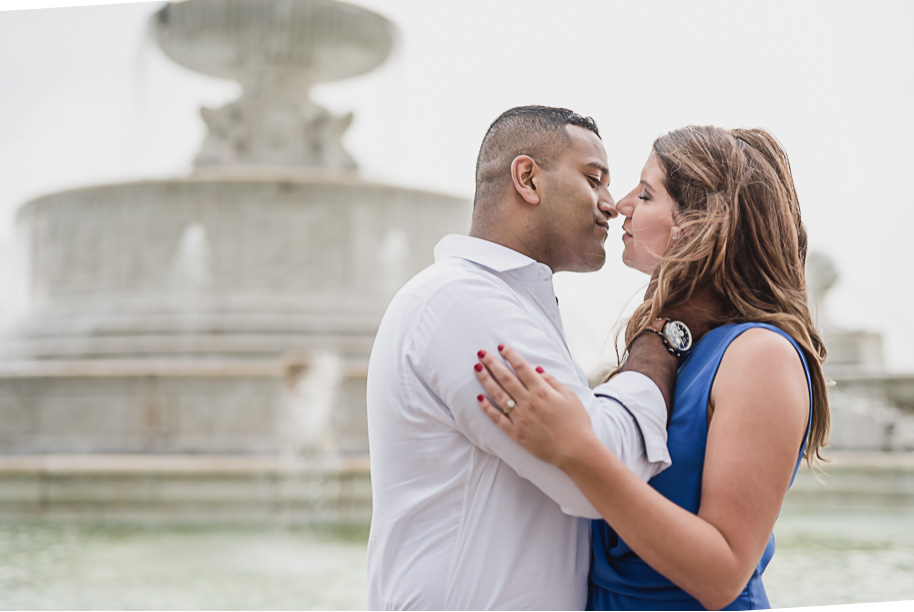 Downtown Detroit Engagement Session at Belle Isle by Kari Dawson Photography