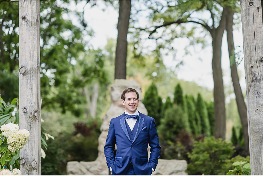 Lavender and Navy Goldner Walsh garden wedding in Pontiac, Michigan with an Edgewood Country Club reception in Commerce Township provided by Kari Dawson, top-rated Michigan wedding photographer, and her team. 