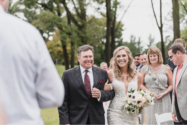 Cranberry And Navy Fall Clark Lake Backyard Wedding In Clark Lake Michigan