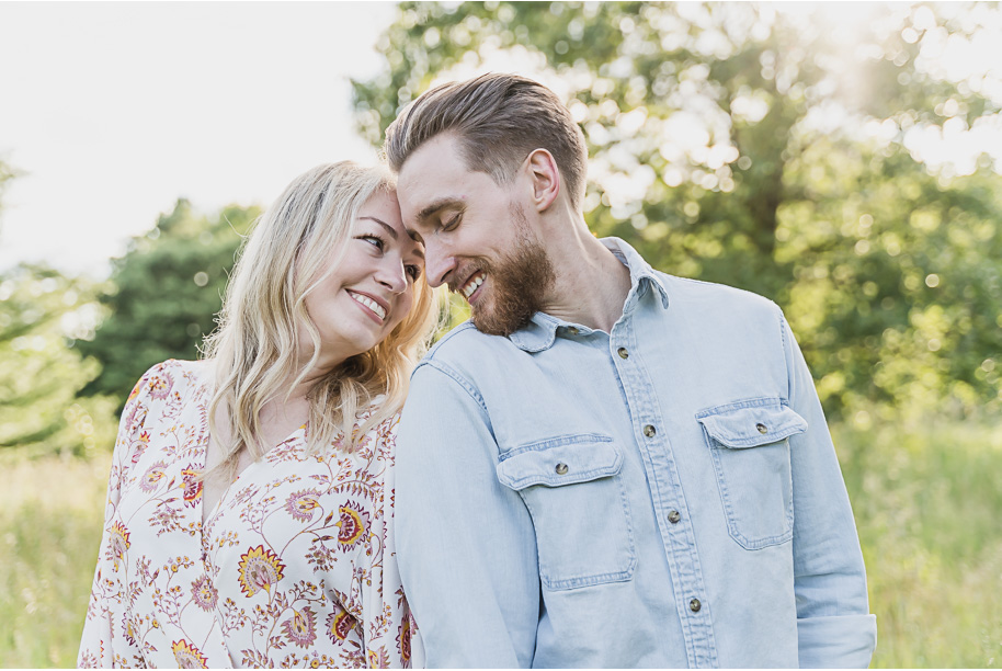 Stony Creek Metro Park engagement photos in Washington, Michigan provided by Kari Dawson Photography.