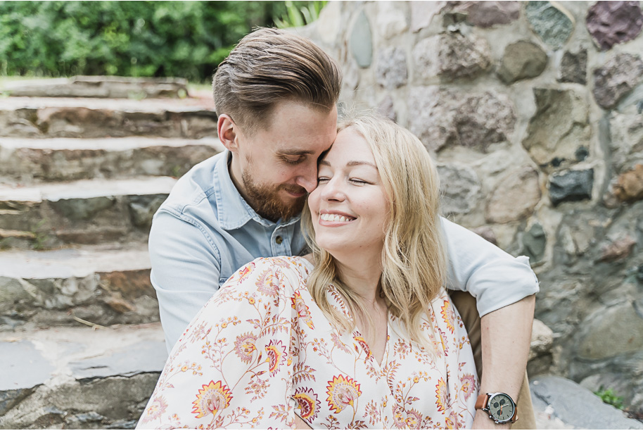 Stony Creek Metro Park engagement photos in Washington, Michigan provided by Kari Dawson Photography.