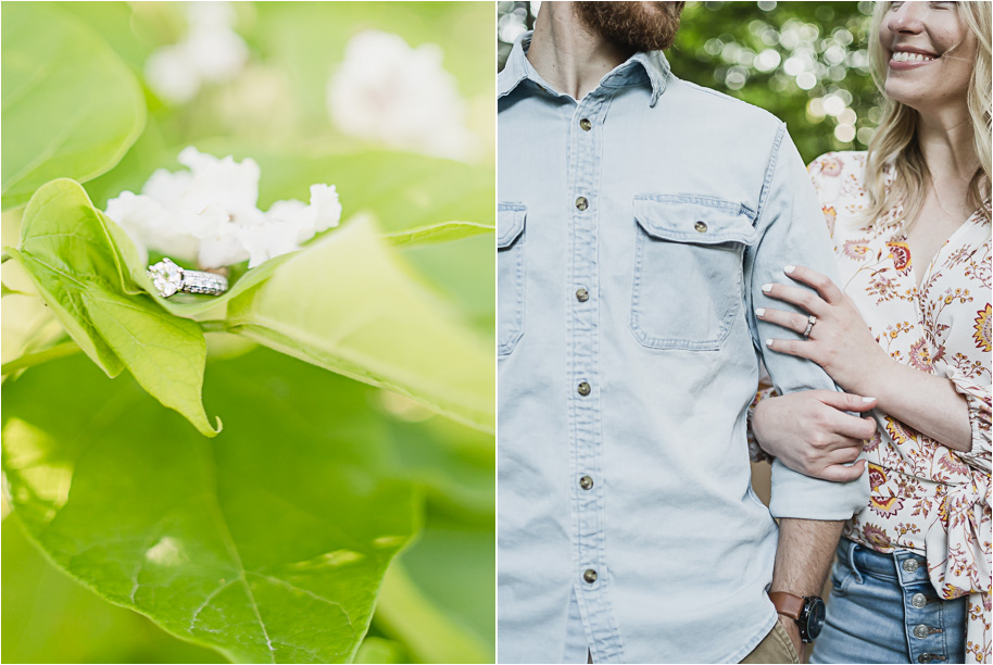 Stony Creek Metro Park engagement photos in Washington, Michigan provided by Kari Dawson Photography.