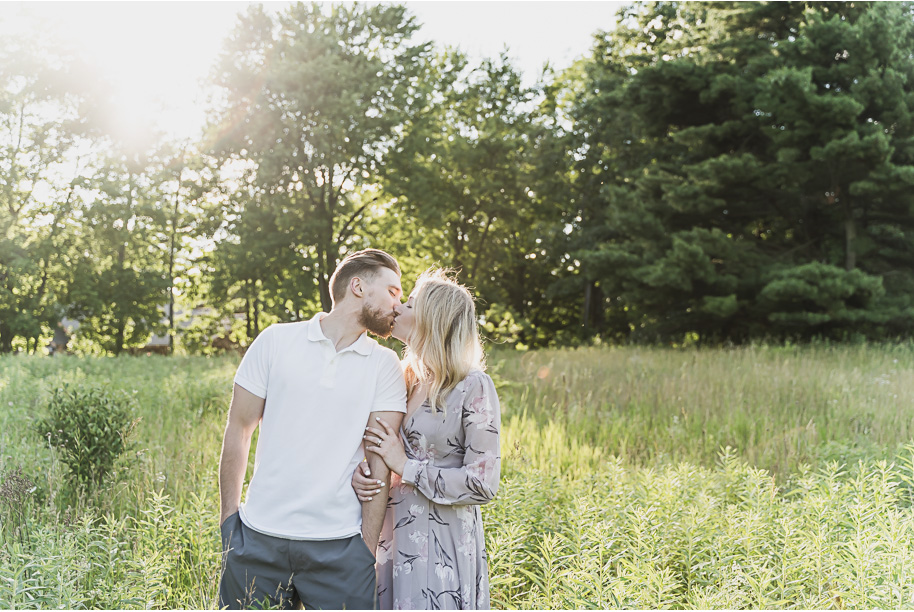 Stony Creek Metro Park engagement photos in Washington, Michigan provided by Kari Dawson Photography.