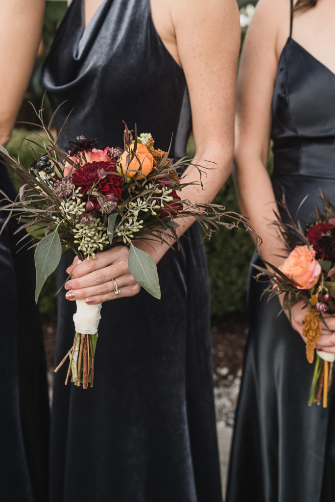 Navy, Rust and Gold Fall Planterra Wedding in West Bloomfield, Michigan provided by Kari Dawson, top-rated Detroit Wedding Photographer, and her team.