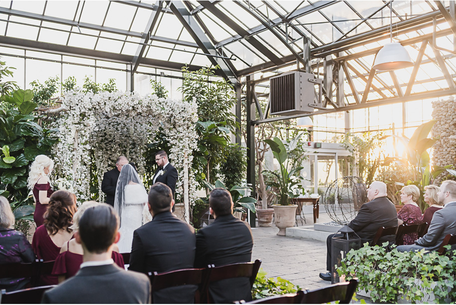 Winter Planterra Conservatory Wedding in Bloomfield Hills Michigan provided by Kari Dawson top rated Metro Detroit wedding photographer and her team.