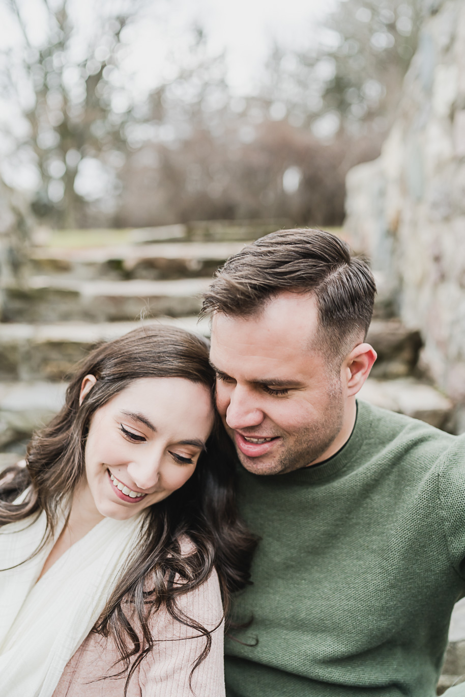 Nestled in the woods of Washington, Michigan we explored with Cat and Joe for their Stony Creek engagement photos with Kari Dawson Photo.