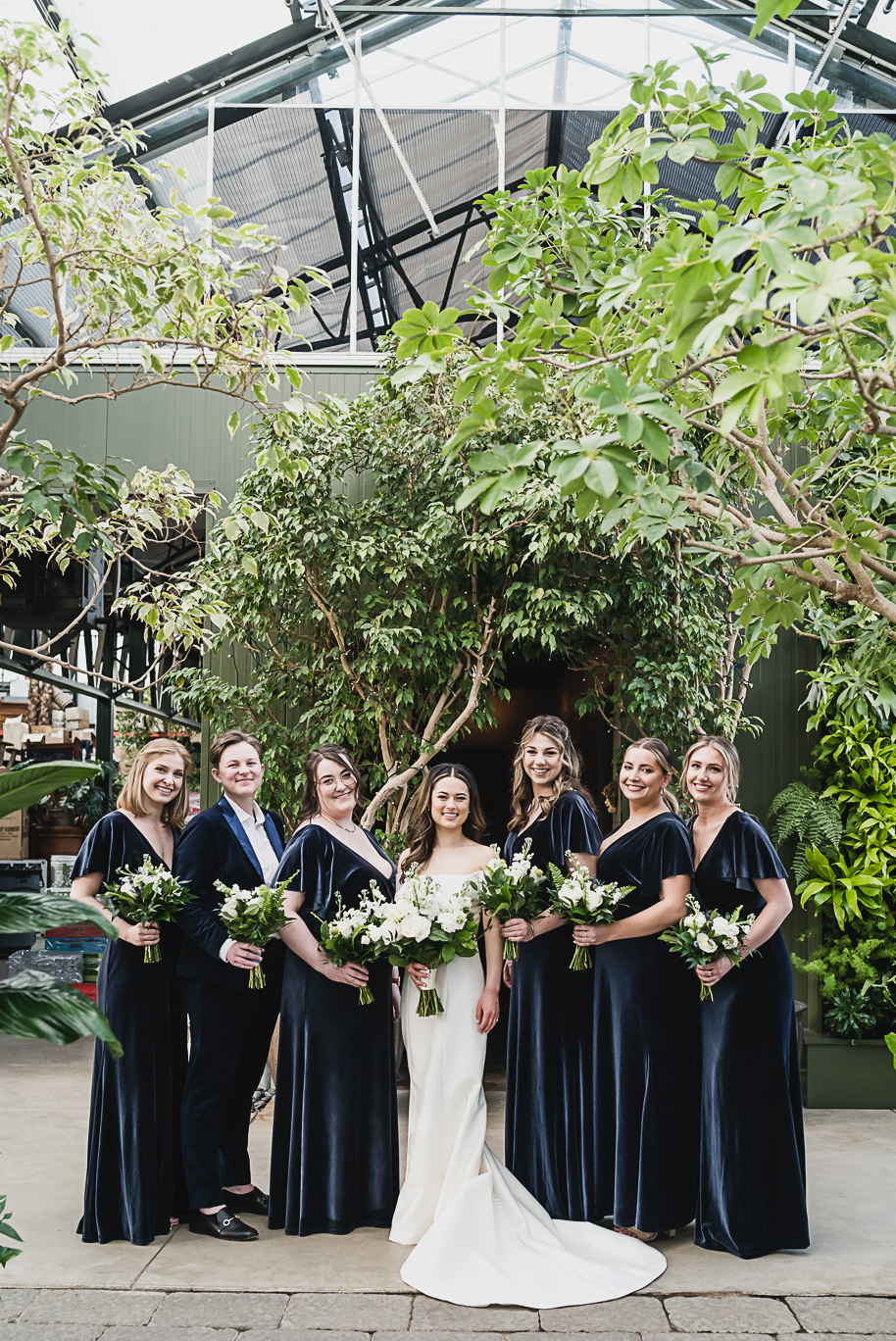 Navy and black spring Planterra wedding in West Bloomfield, Michigan provided by Kari Dawson, top-rated Metro Detroit wedding photographer, and her team.