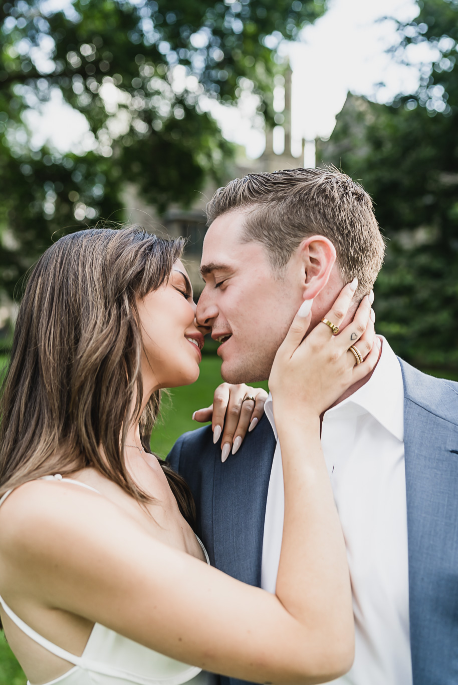 Summer Ford house engagement photos in Grosse Pointe, Michigan provided by Kari Dawson top-rated southeastern Michigan wedding photographer.