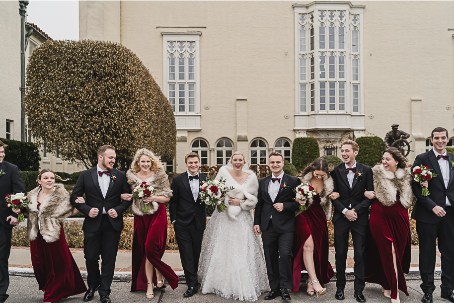 Winter Grosse Pointe Yacht Club Wedding in Grosse Pointe Shores by Kari Dawson, top-rated Detroit wedding photographer, and her team. 