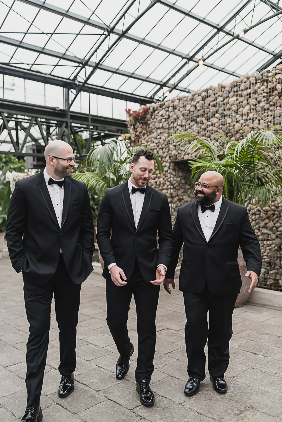 Winter black-tie Planterra Conservatory Wedding in West Bloomfield, Michigan provided by Kari Dawson, top-rated Detroit wedding photographer, and her team.