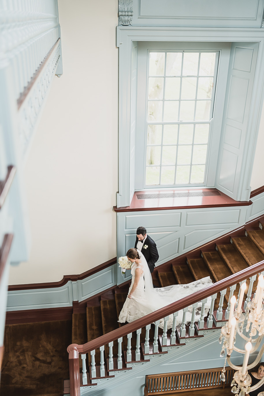 A classic Jewish wedding at Lovett Hall and Greenfield Village in Dearborn, Michigan provided by Kari Dawson, top-rated Detroit wedding photographer, and her team.