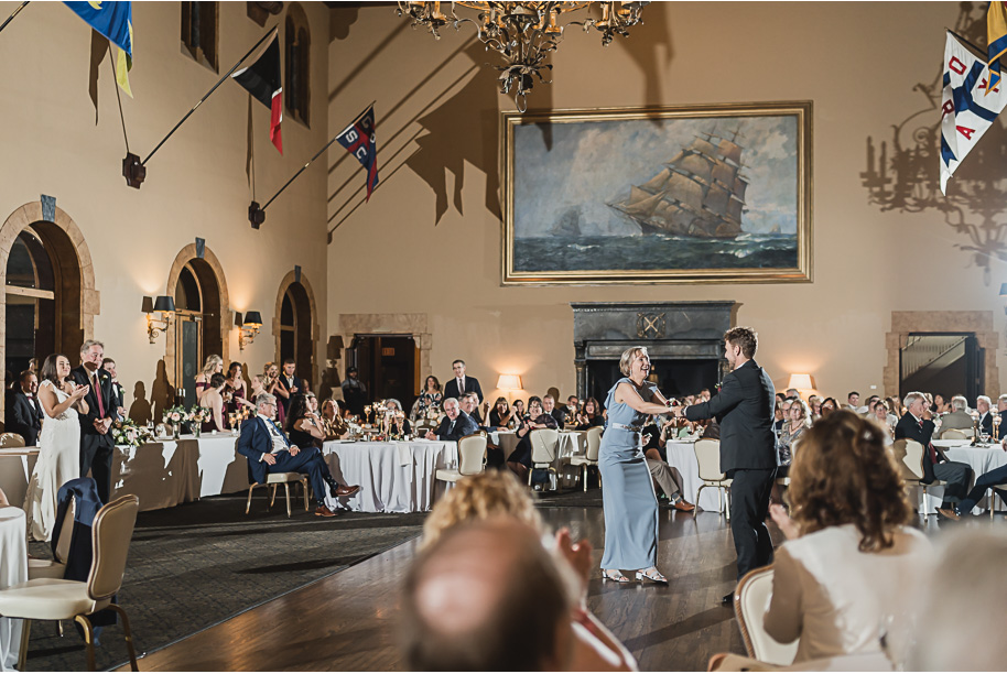 Celebrating Love and Nautical Elegance: A Late Summer Wedding at the Grosse Pointe Yacht Club in Michigan by Kari Dawson Photography.