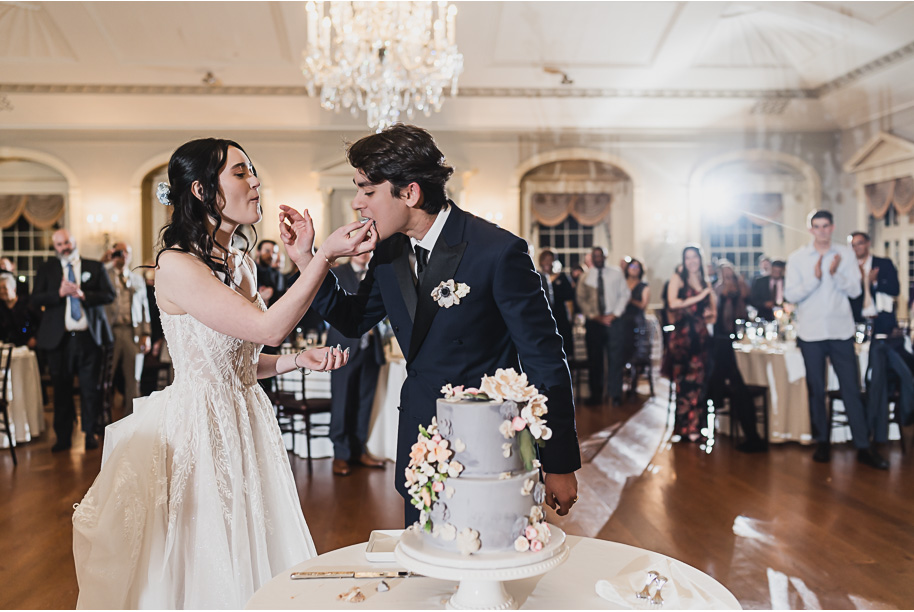 A classic and romantic winter Lovett Hall wedding at Greenfield Village in Dearborn Michigan provided by Kari Dawson top-rated Detroit wedding photographer.