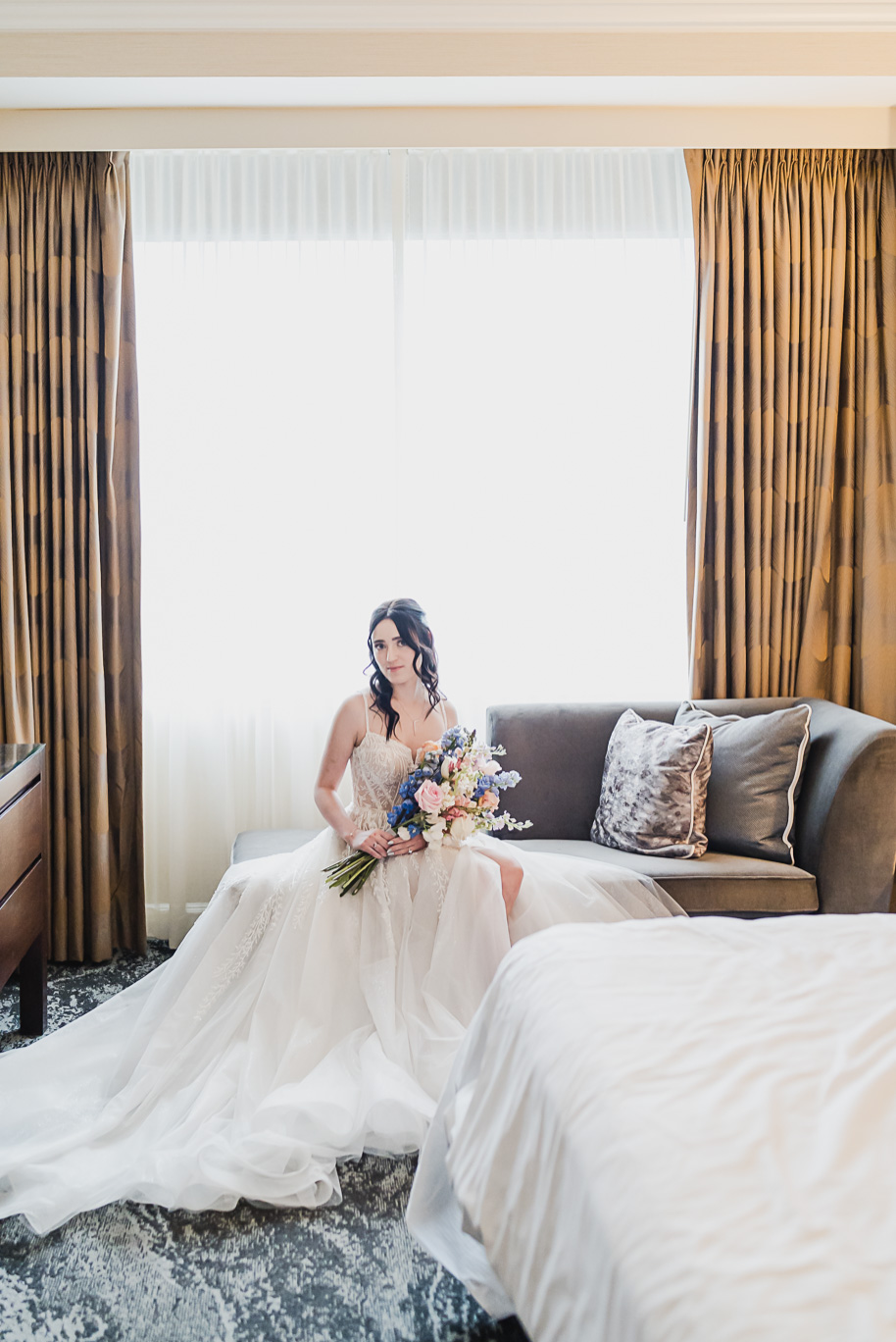 A classic and romantic winter Lovett Hall wedding at Greenfield Village in Dearborn Michigan provided by Kari Dawson top-rated Detroit wedding photographer.