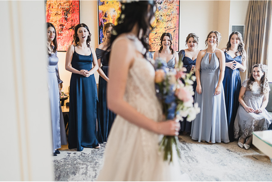 A classic and romantic winter Lovett Hall wedding at Greenfield Village in Dearborn Michigan provided by Kari Dawson top-rated Detroit wedding photographer.
