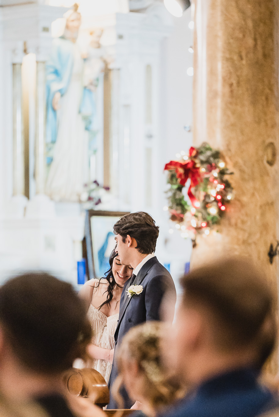 A classic and romantic winter Lovett Hall wedding at Greenfield Village in Dearborn Michigan provided by Kari Dawson top-rated Detroit wedding photographer.