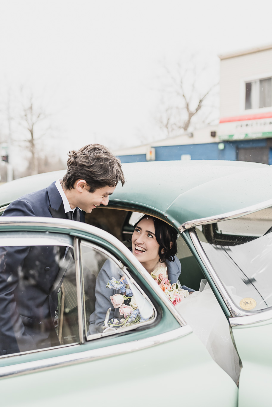 A classic and romantic winter Lovett Hall wedding at Greenfield Village in Dearborn Michigan provided by Kari Dawson top-rated Detroit wedding photographer.