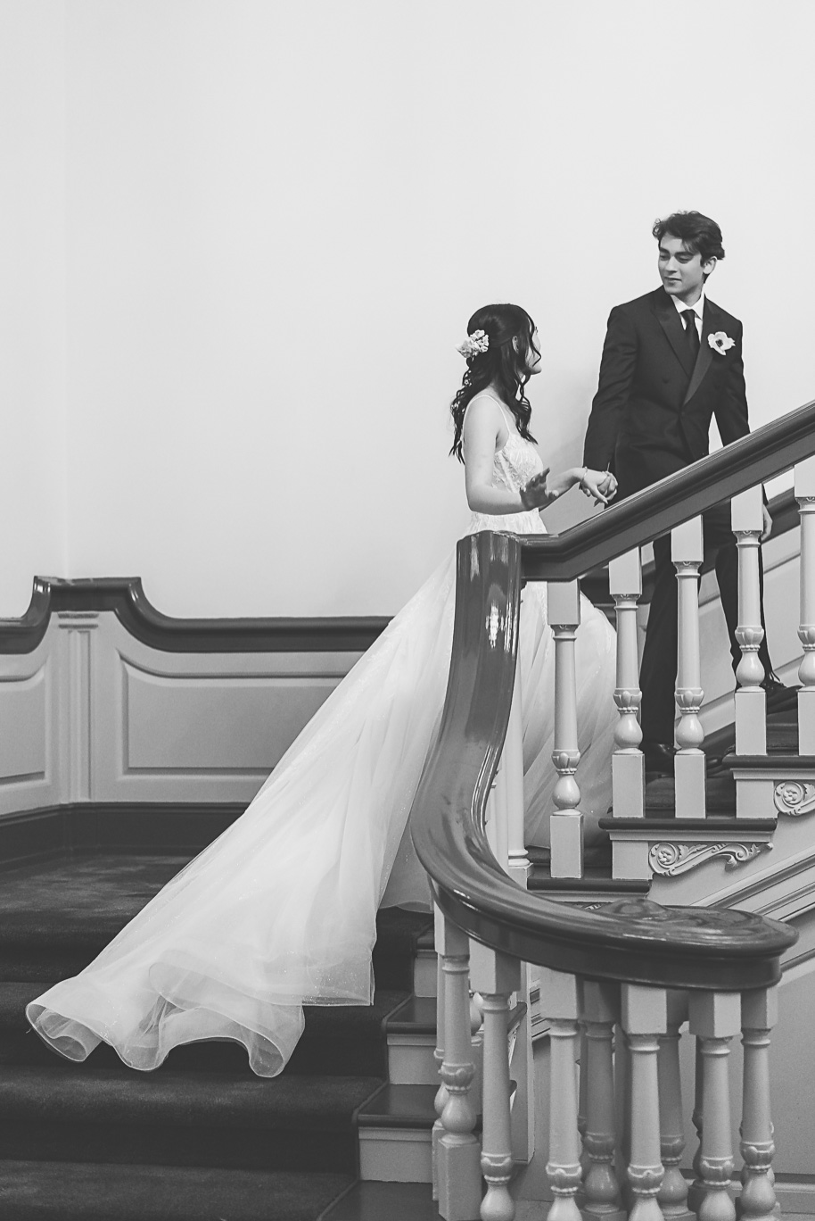 A classic and romantic winter Lovett Hall wedding at Greenfield Village in Dearborn Michigan provided by Kari Dawson top-rated Detroit wedding photographer.