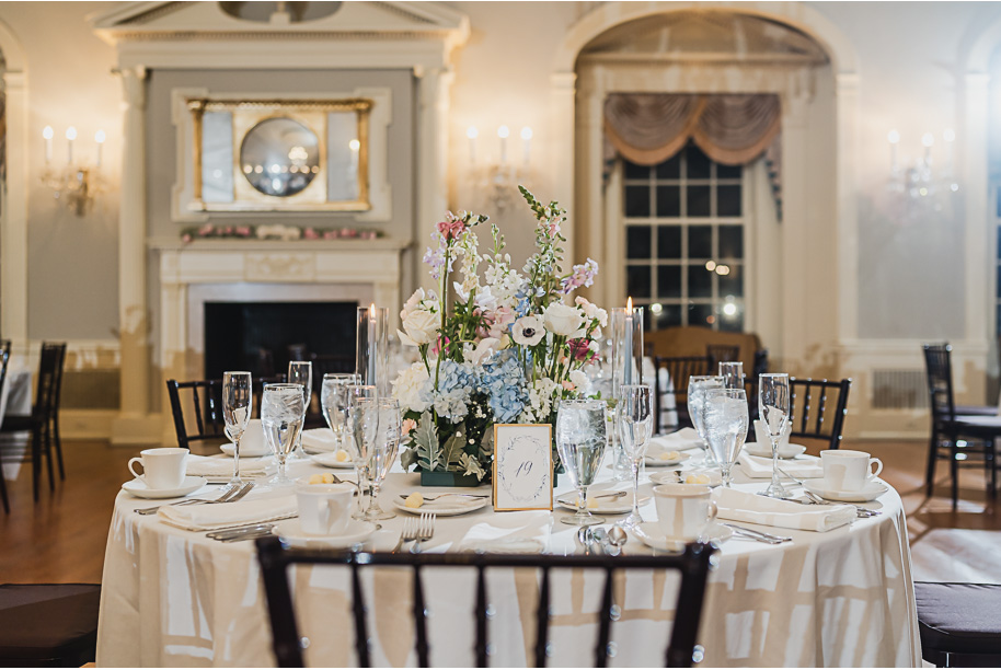 A classic and romantic winter Lovett Hall wedding at Greenfield Village in Dearborn Michigan provided by Kari Dawson top-rated Detroit wedding photographer.