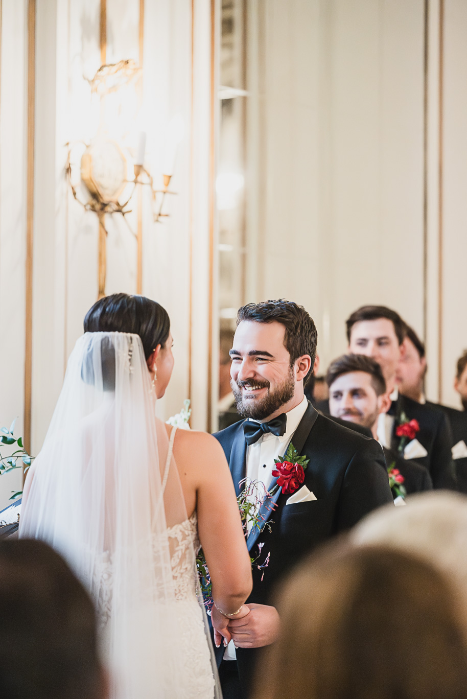 A vibrant classic Colony Club wedding in downtown Detroit Michigan provided by Kari Dawson, top-rated Detroit wedding photographer, and her team.