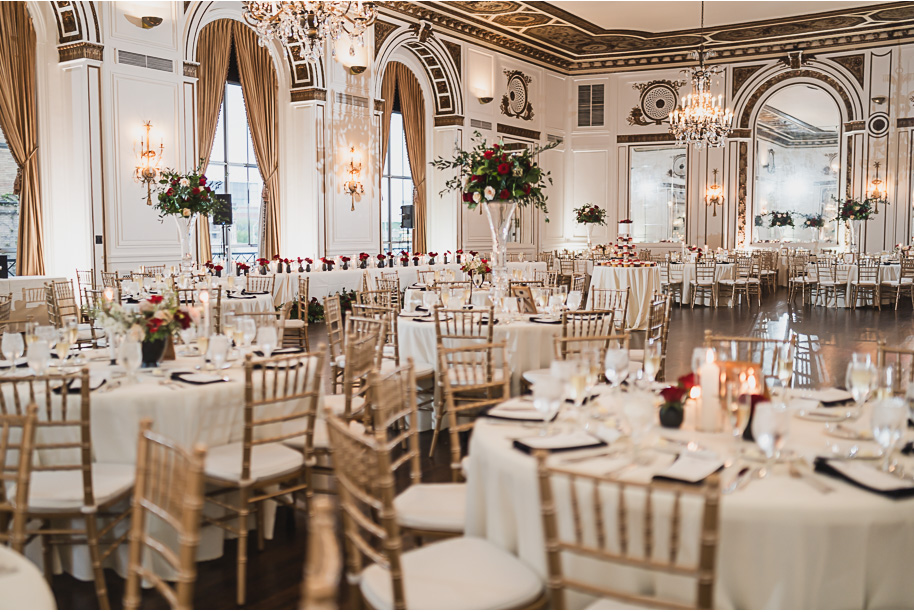 A vibrant classic Colony Club wedding in downtown Detroit Michigan provided by Kari Dawson, top-rated Detroit wedding photographer, and her team.