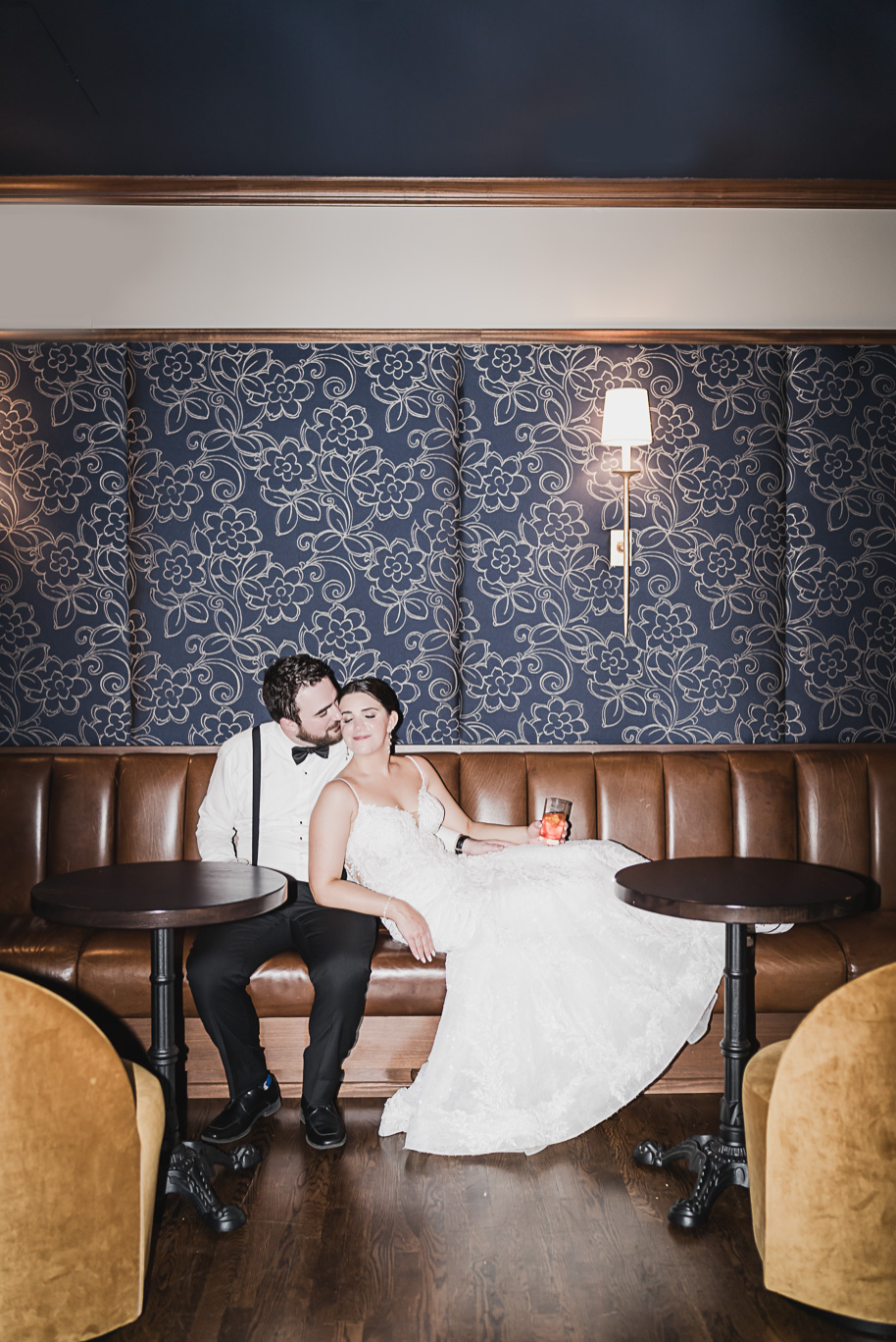 A vibrant classic Colony Club wedding in downtown Detroit Michigan provided by Kari Dawson, top-rated Detroit wedding photographer, and her team.