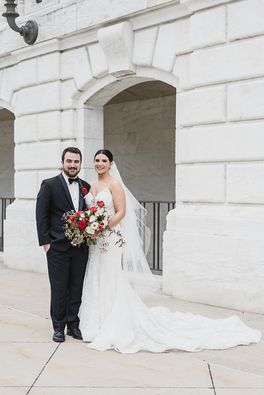 A vibrant classic Colony Club wedding in downtown Detroit Michigan provided by Kari Dawson, top-rated Detroit wedding photographer, and her team.