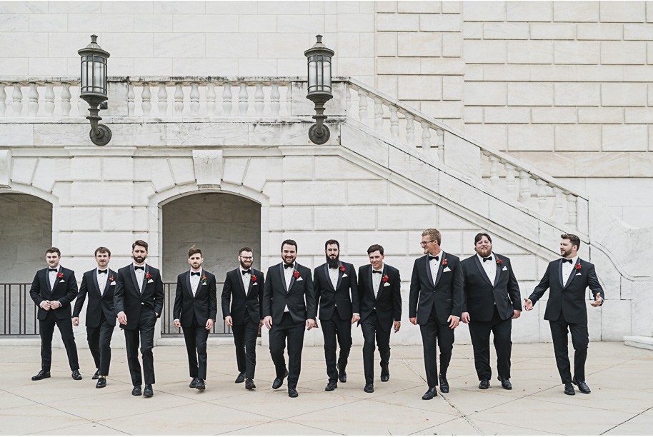 A vibrant classic Colony Club wedding in downtown Detroit Michigan provided by Kari Dawson, top-rated Detroit wedding photographer, and her team.