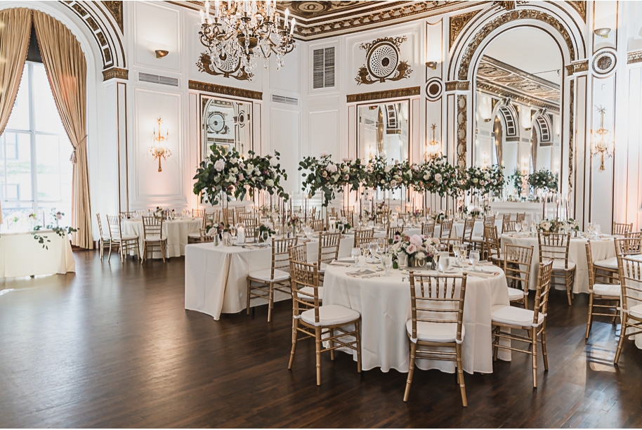 A classic black-tie summer Palestinian wedding in Detroit at the Colony Club by Kari Dawson, top-rated Detroit wedding photographer, and her team.