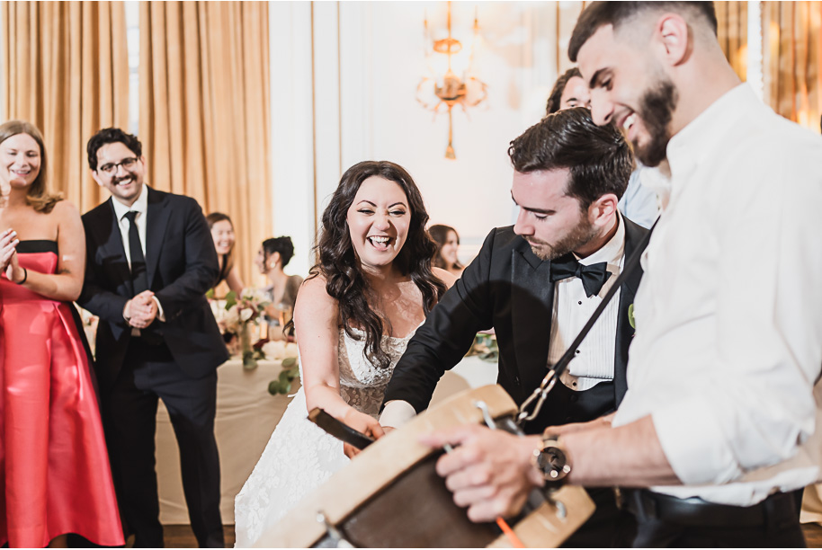 A classic black-tie summer Palestinian wedding in Detroit at the Colony Club by Kari Dawson, top-rated Detroit wedding photographer, and her team.