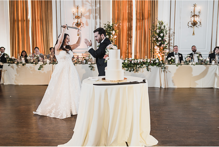 A classic black-tie summer Palestinian wedding in Detroit at the Colony Club by Kari Dawson, top-rated Detroit wedding photographer, and her team.