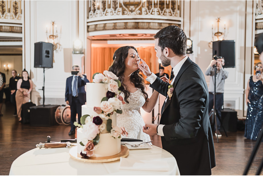 A classic black-tie summer Palestinian wedding in Detroit at the Colony Club by Kari Dawson, top-rated Detroit wedding photographer, and her team.