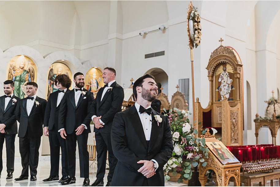 A classic black-tie summer Palestinian wedding in Detroit at the Colony Club by Kari Dawson, top-rated Detroit wedding photographer, and her team.