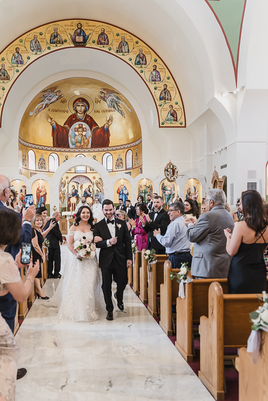 A classic black-tie summer Palestinian wedding in Detroit at the Colony Club by Kari Dawson, top-rated Detroit wedding photographer, and her team.