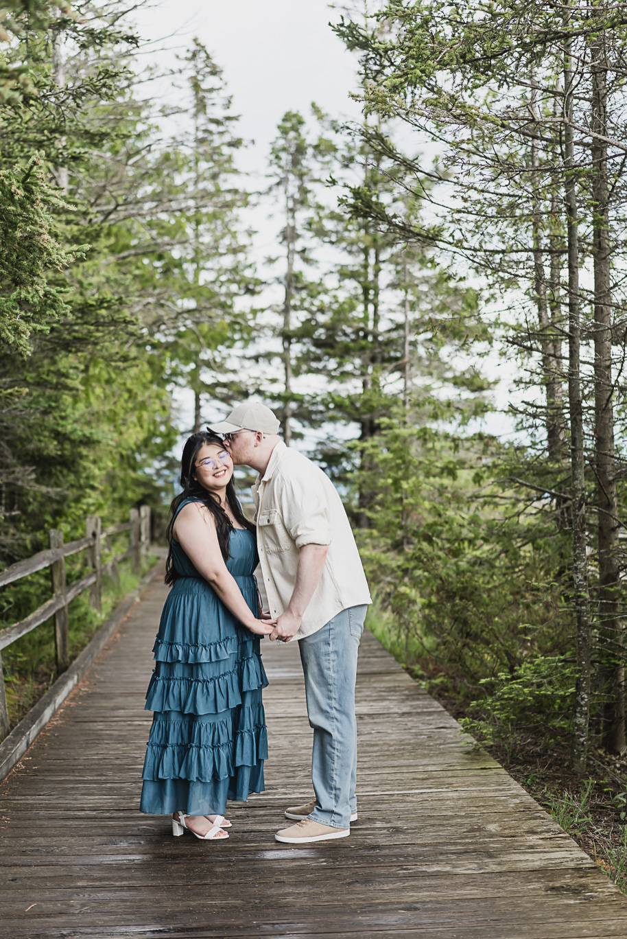 A northern Michigan engagement session on Lake Huron in Presque Isle by top-rated Norhtern Michigan wedding photographer, Kari Dawson.