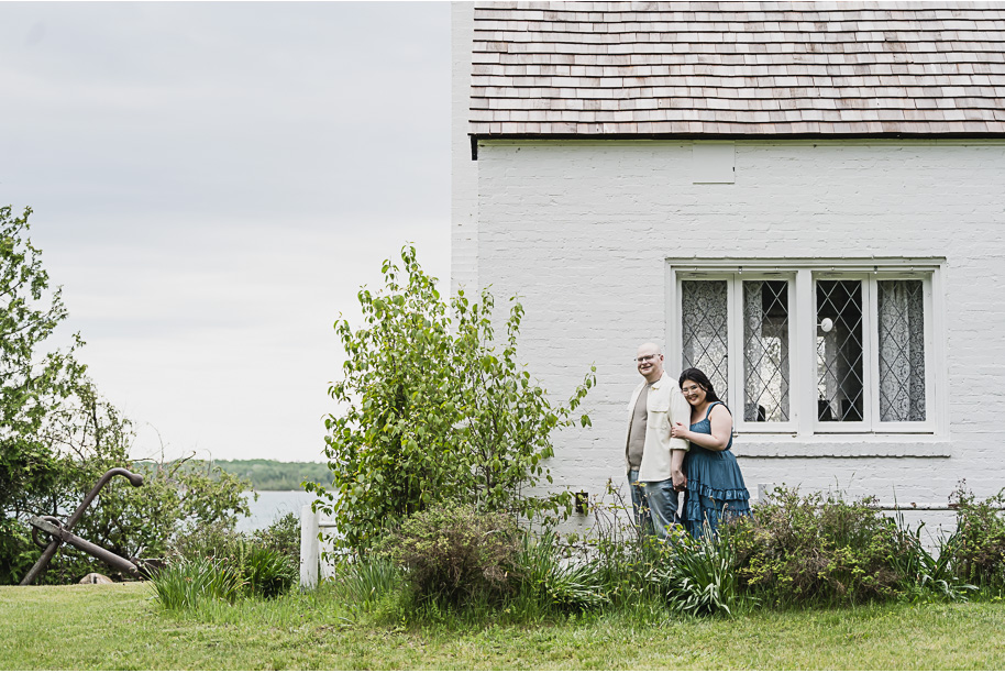 A northern Michigan engagement session on Lake Huron in Presque Isle by top-rated Norhtern Michigan wedding photographer, Kari Dawson.