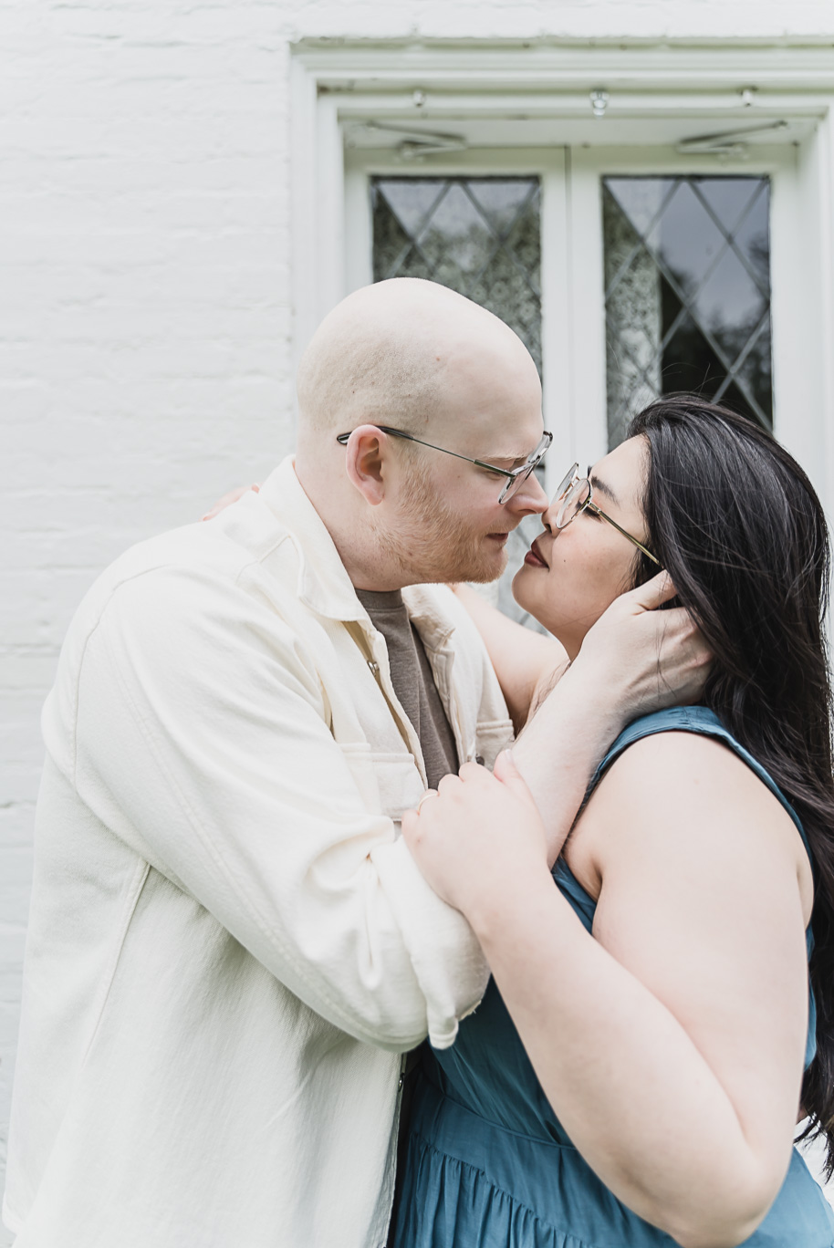 A northern Michigan engagement session on Lake Huron in Presque Isle by top-rated Norhtern Michigan wedding photographer, Kari Dawson.