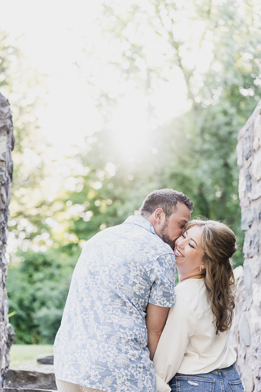 A romantic Michigan engagement session at Stony Creek Metro Park by Kari Dawson, top-rated Detroit wedding photographer and her team.