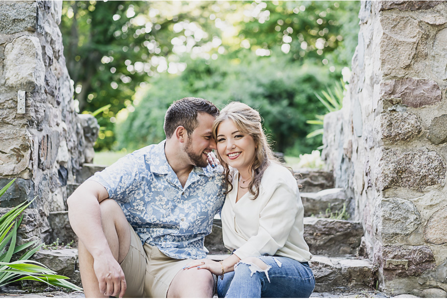 A romantic Michigan engagement session at Stony Creek Metro Park by Kari Dawson, top-rated Detroit wedding photographer and her team.