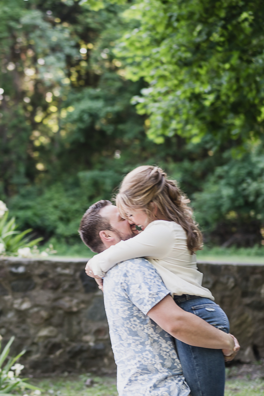 A romantic Michigan engagement session at Stony Creek Metro Park by Kari Dawson, top-rated Detroit wedding photographer and her team.