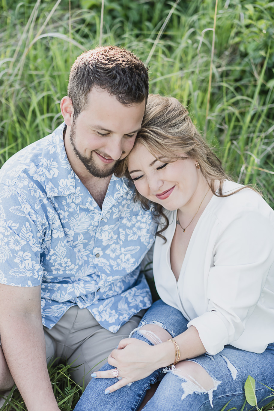 A romantic Michigan engagement session at Stony Creek Metro Park by Kari Dawson, top-rated Detroit wedding photographer and her team.