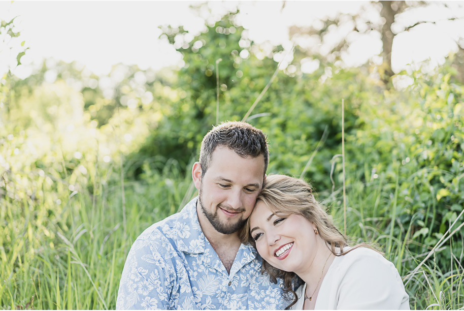 A romantic Michigan engagement session at Stony Creek Metro Park by Kari Dawson, top-rated Detroit wedding photographer and her team.