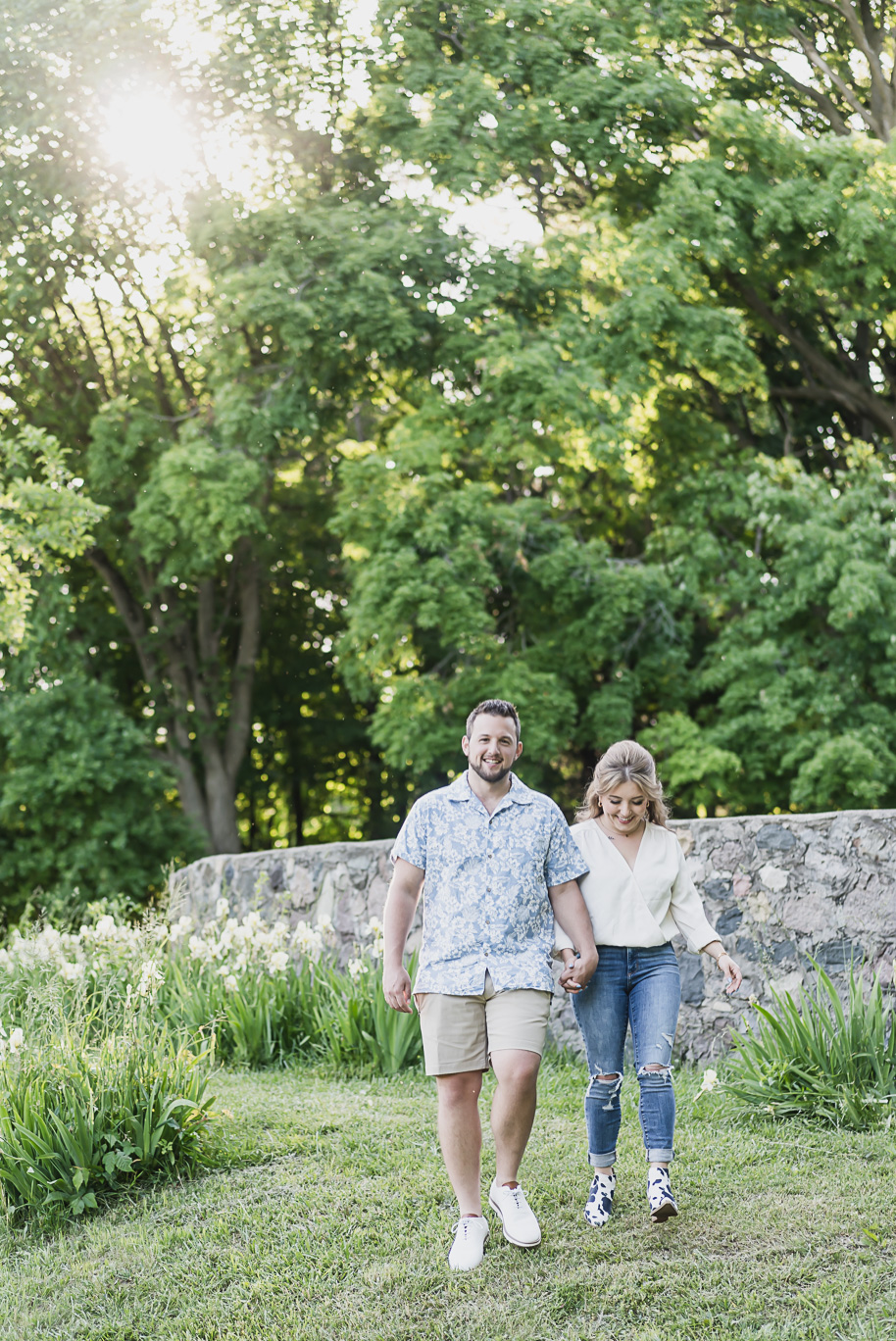 A romantic Michigan engagement session at Stony Creek Metro Park by Kari Dawson, top-rated Detroit wedding photographer and her team.