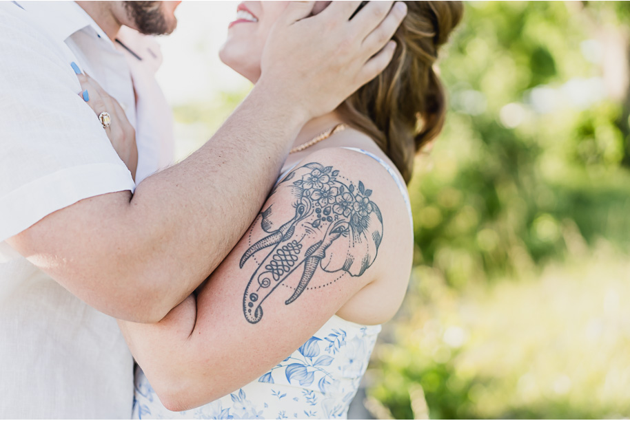 A romantic Michigan engagement session at Stony Creek Metro Park by Kari Dawson, top-rated Detroit wedding photographer and her team.