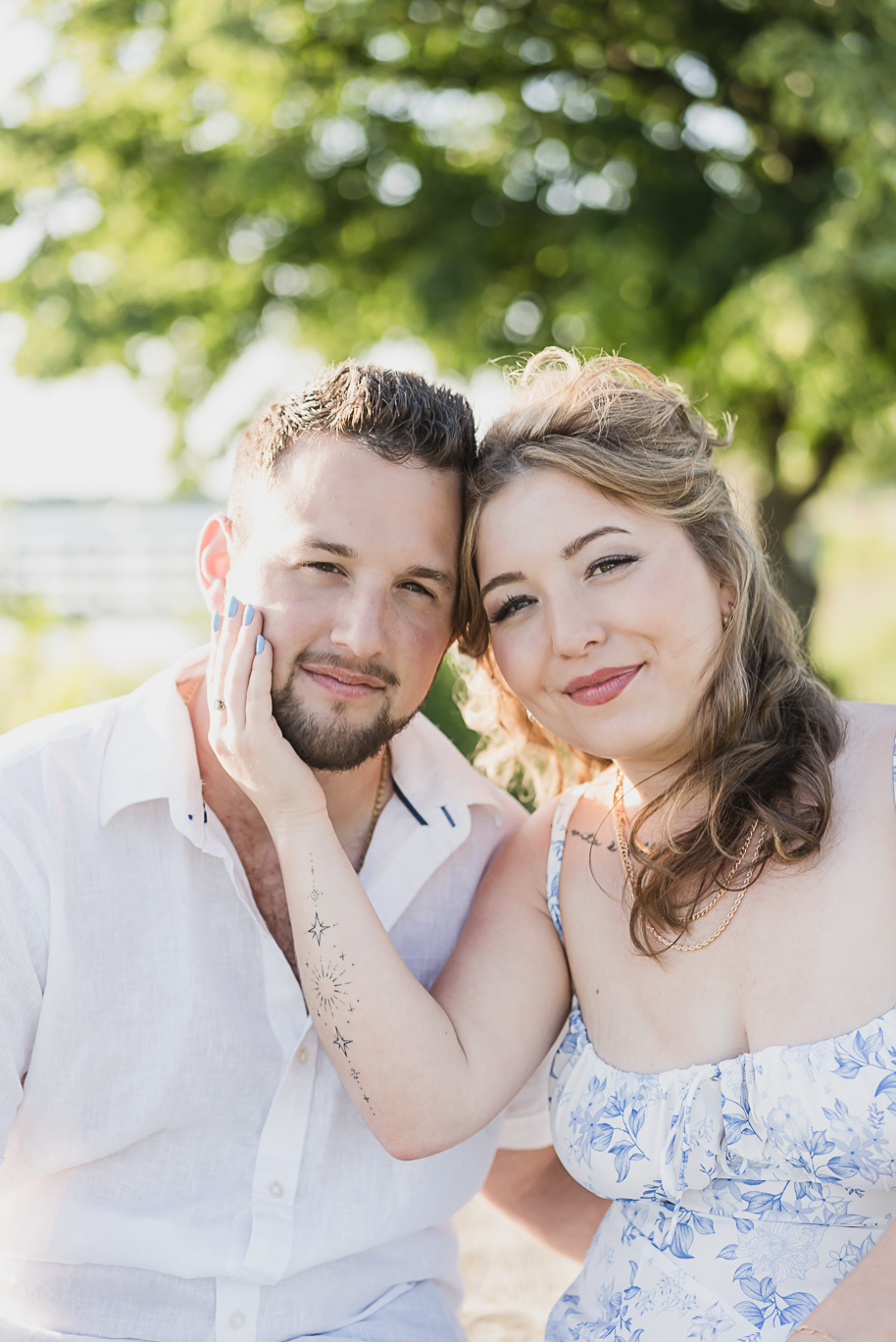 A romantic Michigan engagement session at Stony Creek Metro Park by Kari Dawson, top-rated Detroit wedding photographer and her team.