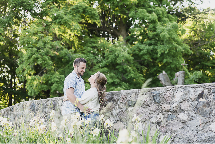 A romantic Michigan engagement session at Stony Creek Metro Park by Kari Dawson, top-rated Detroit wedding photographer and her team.