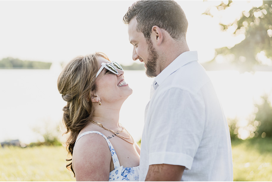 A romantic Michigan engagement session at Stony Creek Metro Park by Kari Dawson, top-rated Detroit wedding photographer and her team.