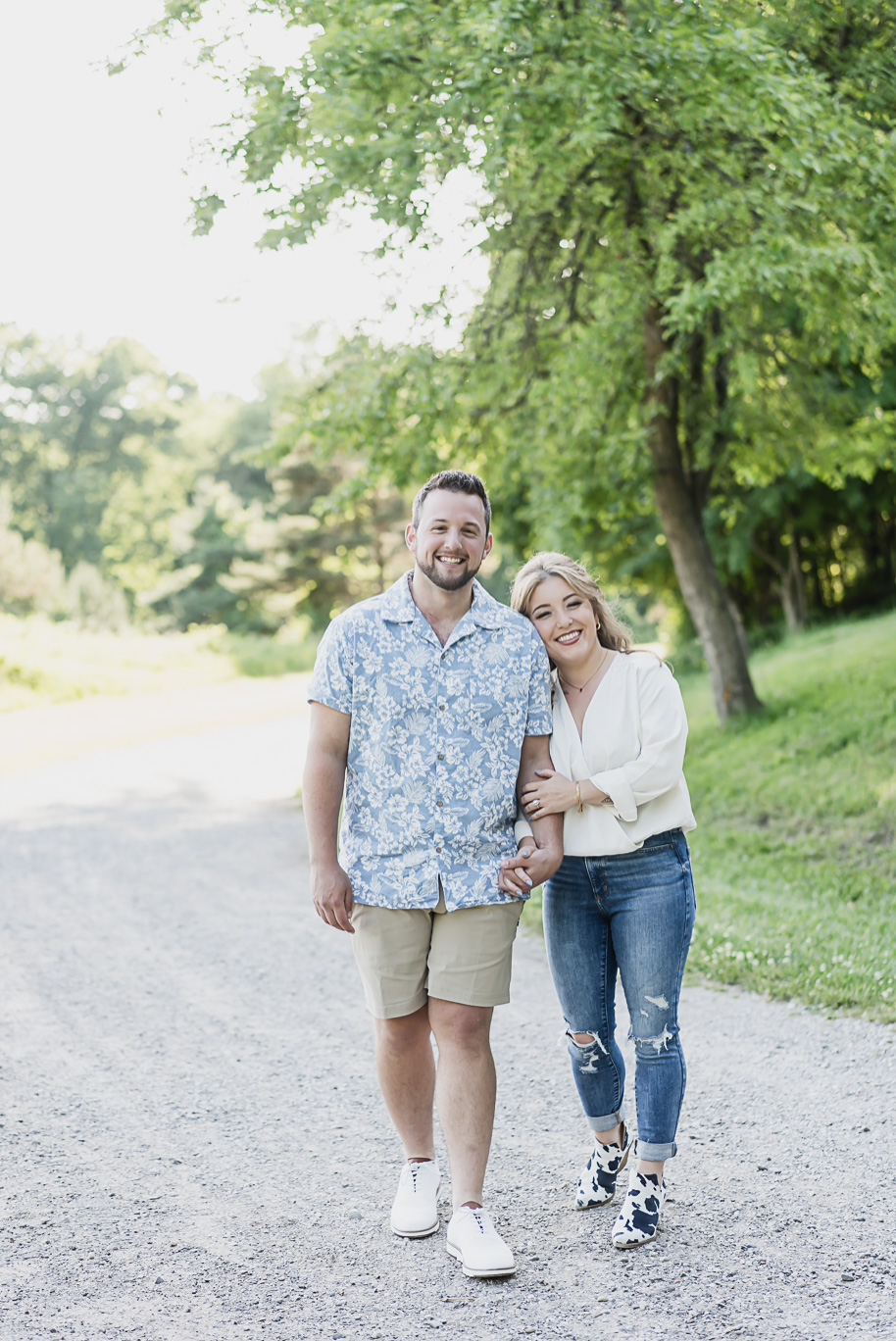 A romantic Michigan engagement session at Stony Creek Metro Park by Kari Dawson, top-rated Detroit wedding photographer and her team.