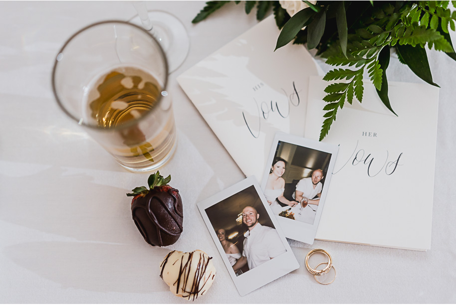 A spring black and white Lovett Hall wedding at Greenfield Village in Dearborn, Michigan provided by Kari Dawson Photography.