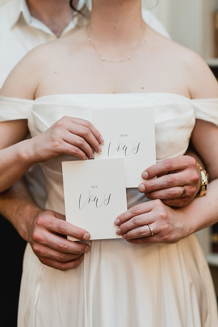 A spring black and white Lovett Hall wedding at Greenfield Village in Dearborn, Michigan provided by Kari Dawson Photography.